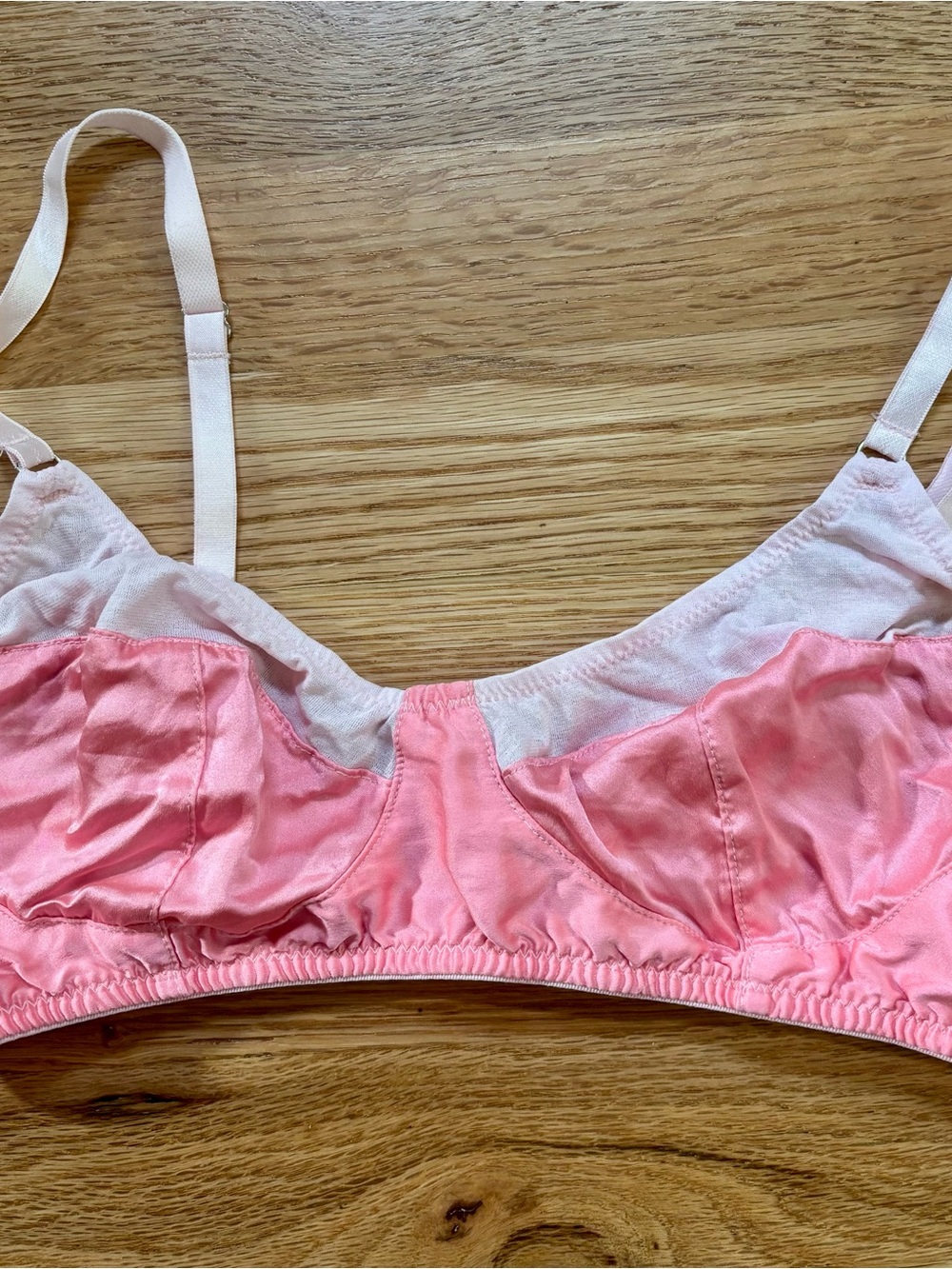 Araks M Willow Bralette NWOT never worn pink silk and cotton